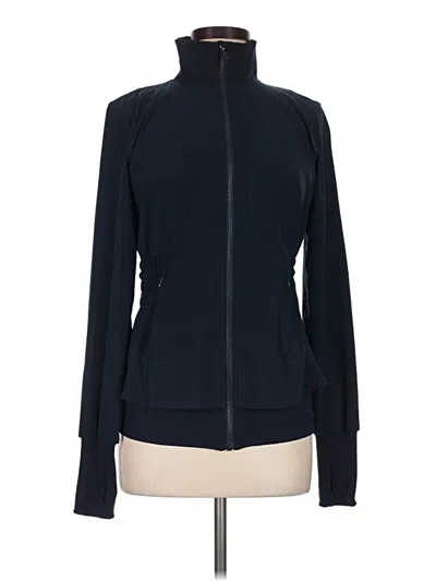Pre-owned Lululemon Athletica Track Jacket In Blue