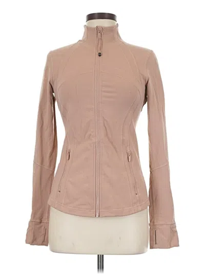 Pre-owned Lululemon Athletica Track Jacket In Brown