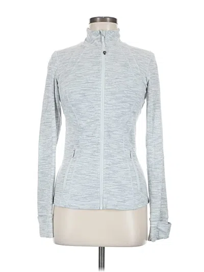 Pre-owned Lululemon Athletica Track Jacket In Gray