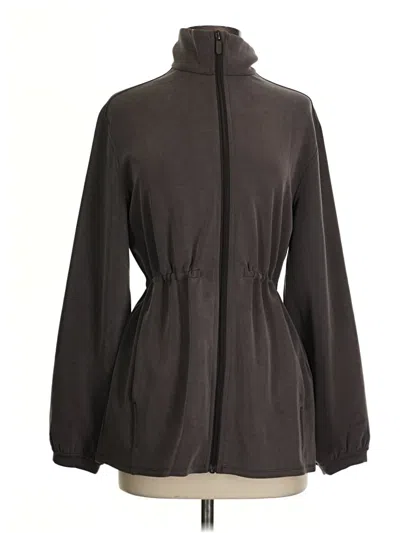 Pre-owned Lululemon Athletica Track Jacket In Gray