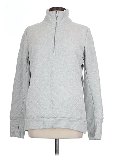 Pre-owned Lululemon Athletica Track Jacket In Gray