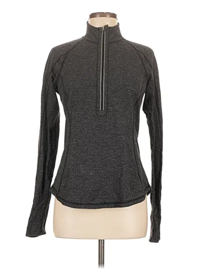 Pre-owned Lululemon Athletica Track Jacket In Gray
