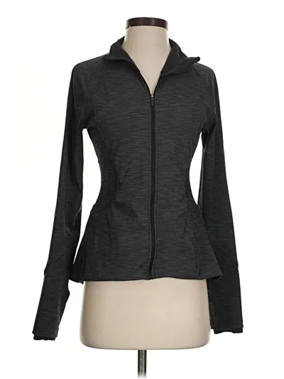 Pre-owned Lululemon Athletica Track Jacket In Gray