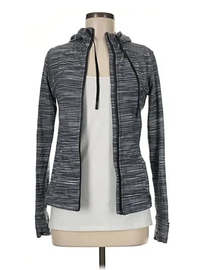 Pre-owned Lululemon Athletica Track Jacket In Gray