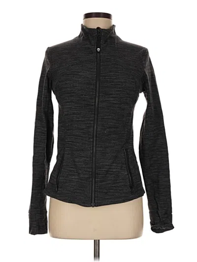 Pre-owned Lululemon Athletica Track Jacket In Gray