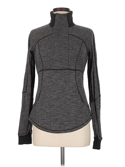 Pre-owned Lululemon Athletica Track Jacket In Gray