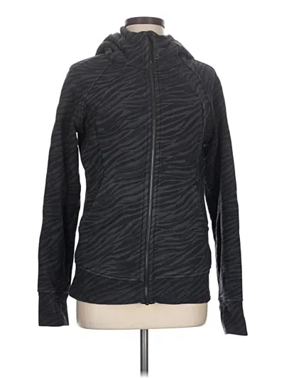 Pre-owned Lululemon Athletica Track Jacket In Gray