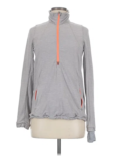 Pre-owned Lululemon Athletica Track Jacket In Gray