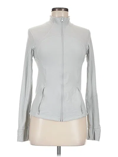 Pre-owned Lululemon Athletica Track Jacket In Gray