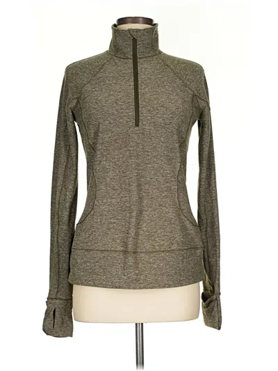 Pre-owned Lululemon Athletica Track Jacket In Gray