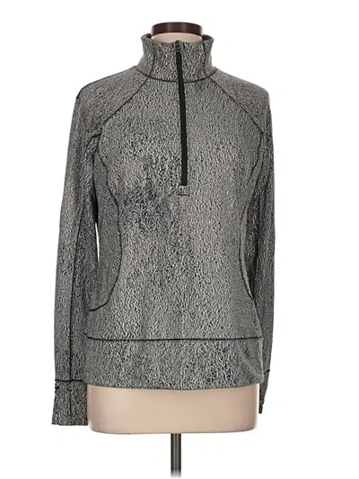 Pre-owned Lululemon Athletica Track Jacket In Gray