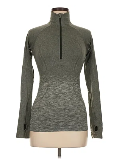 Pre-owned Lululemon Athletica Track Jacket In Green