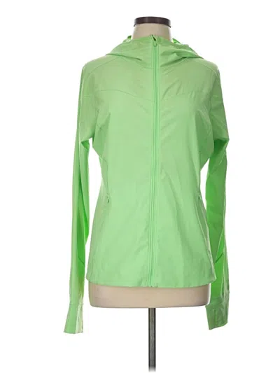 Pre-owned Lululemon Athletica Track Jacket In Green