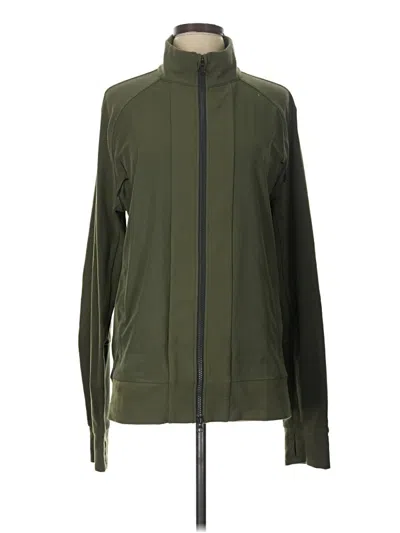 Pre-owned Lululemon Athletica Track Jacket In Green