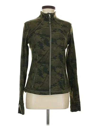 Pre-owned Lululemon Athletica Track Jacket In Green