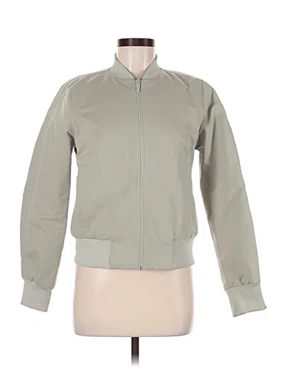 Pre-owned Lululemon Athletica Track Jacket In Ivory