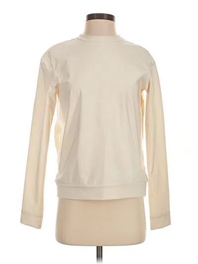 Pre-owned Lululemon Athletica Track Jacket In Ivory