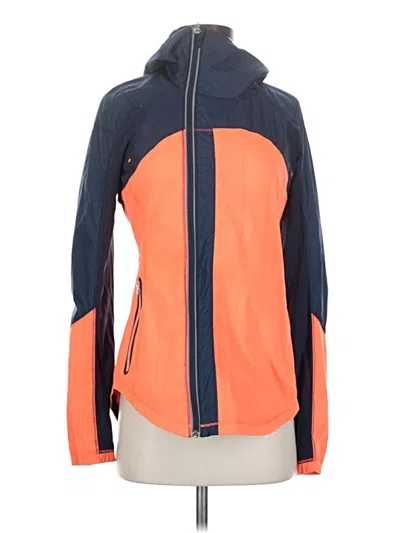 Pre-owned Lululemon Athletica Track Jacket In Orange