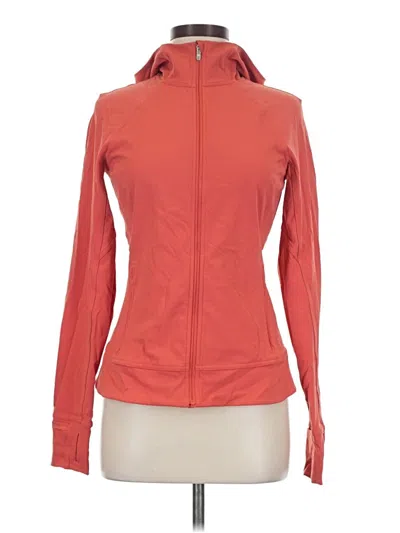 Pre-owned Lululemon Athletica Track Jacket In Orange