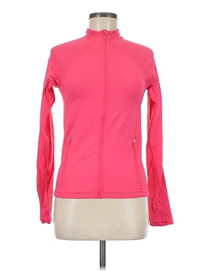 Pre-owned Lululemon Athletica Track Jacket In Pink