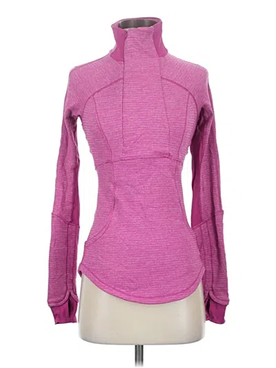 Pre-owned Lululemon Athletica Track Jacket In Pink