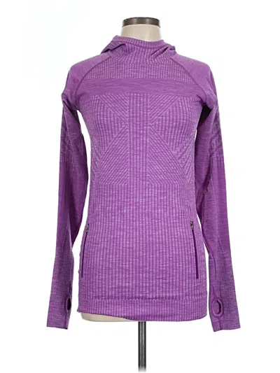 Pre-owned Lululemon Athletica Track Jacket In Purple