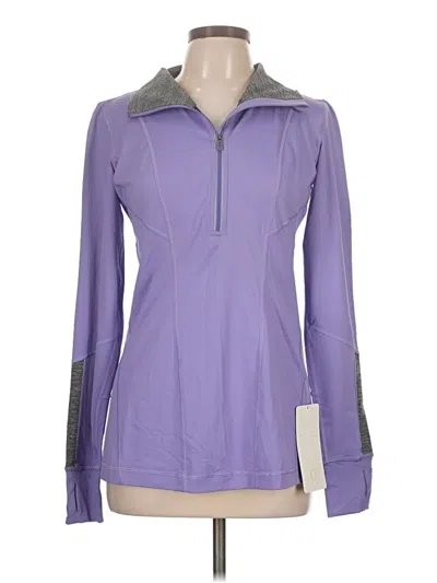 Lululemon Athletica Track Jacket In Purple