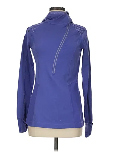 Pre-owned Lululemon Athletica Track Jacket In Purple