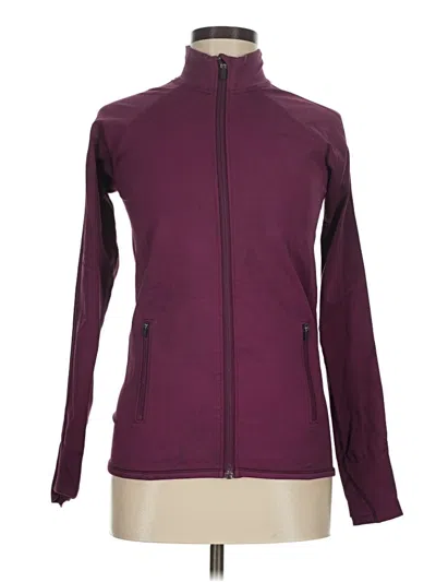 Pre-owned Lululemon Athletica Track Jacket In Purple