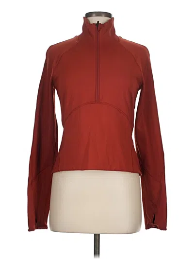 Pre-owned Lululemon Athletica Track Jacket In Red