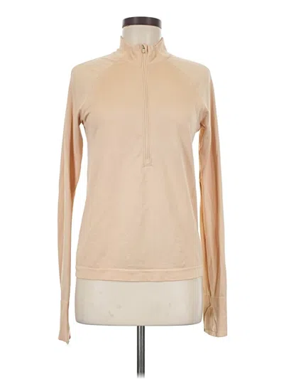 Pre-owned Lululemon Athletica Track Jacket In Tan