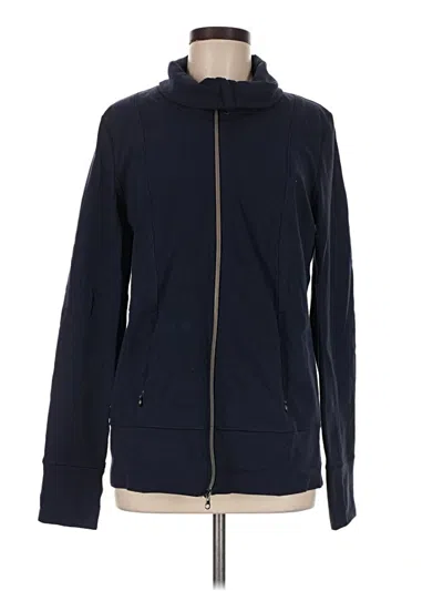Pre-owned Lululemon Athletica Track Jacket In Teal