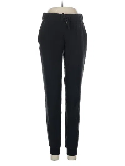 Pre-owned Lululemon Athletica Track Pants In Black