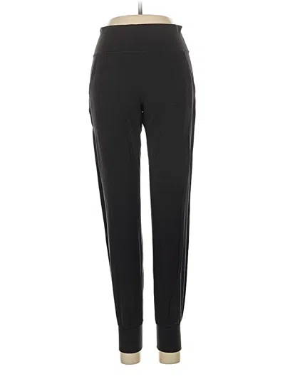 Pre-owned Lululemon Athletica Track Pants In Black