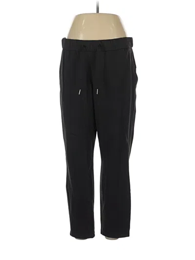 Pre-owned Lululemon Athletica Track Pants In Black