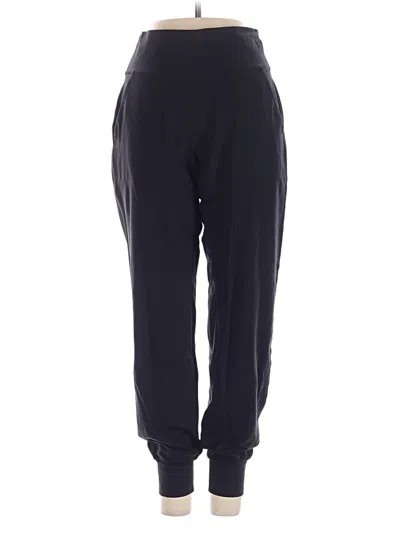 Pre-owned Lululemon Athletica Track Pants In Black