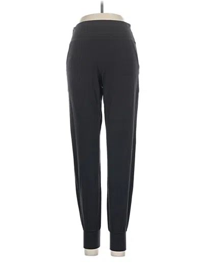 Pre-owned Lululemon Athletica Track Pants In Black