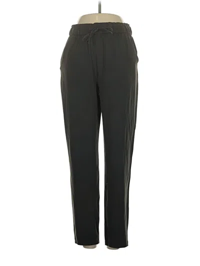 Pre-owned Lululemon Athletica Track Pants In Black