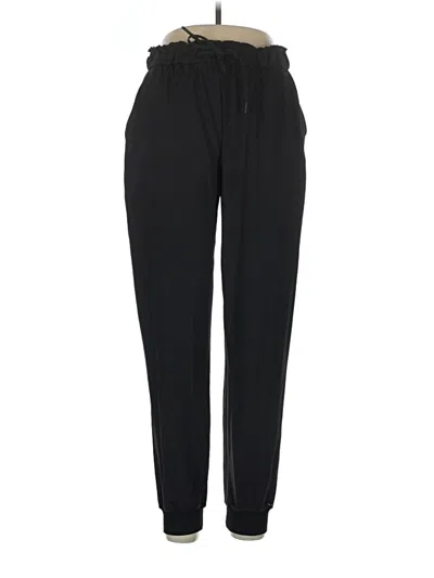Pre-owned Lululemon Athletica Track Pants In Black