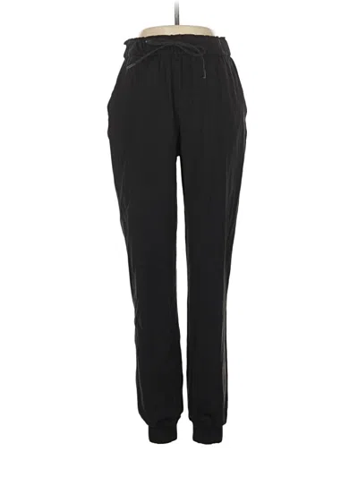 Pre-owned Lululemon Athletica Track Pants In Black