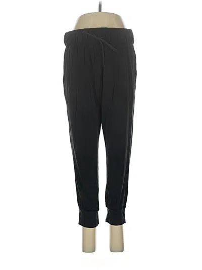 Pre-owned Lululemon Athletica Track Pants In Black