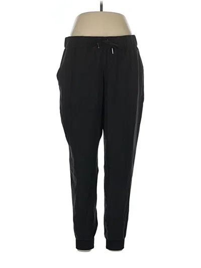Pre-owned Lululemon Athletica Track Pants In Black