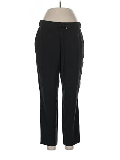 Pre-owned Lululemon Athletica Track Pants In Black
