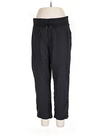 Pre-owned Lululemon Athletica Track Pants In Black