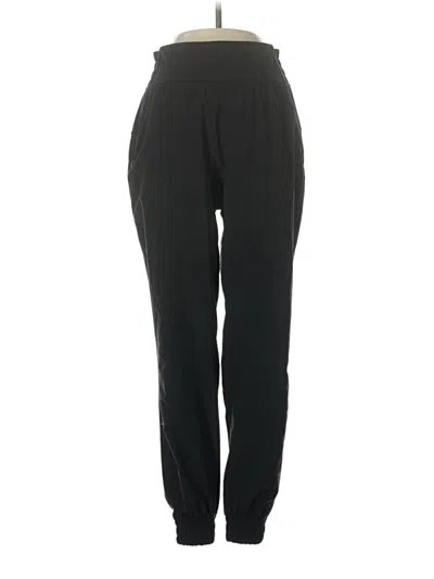 Pre-owned Lululemon Athletica Track Pants In Black