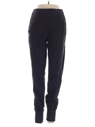 Pre-owned Lululemon Athletica Track Pants In Black