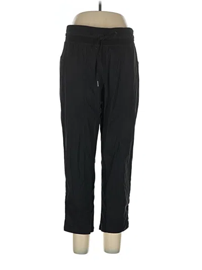 Pre-owned Lululemon Athletica Track Pants In Black
