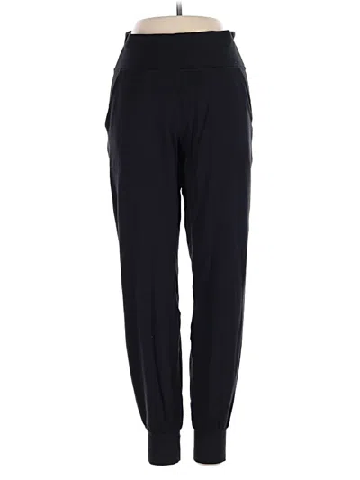 Pre-owned Lululemon Athletica Track Pants In Black