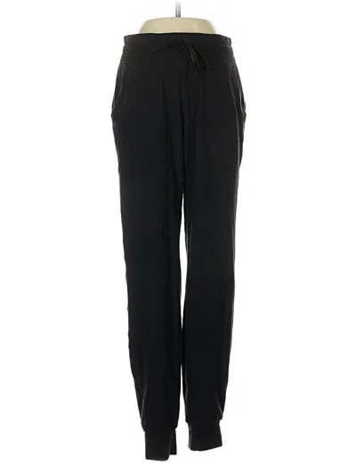 Pre-owned Lululemon Athletica Track Pants In Black