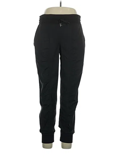 Pre-owned Lululemon Athletica Track Pants In Black